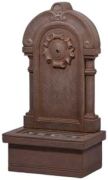 Dobar Gartenbrunnen Poseidon mit LEDs und Solar-Panel