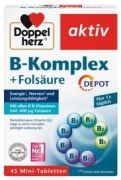 Doppelherz aktiv B-Komplex Depot Tabletten 120 Stk. Doppelherz aktiv B-Komplex Depot Tabletten 120 Stk.
