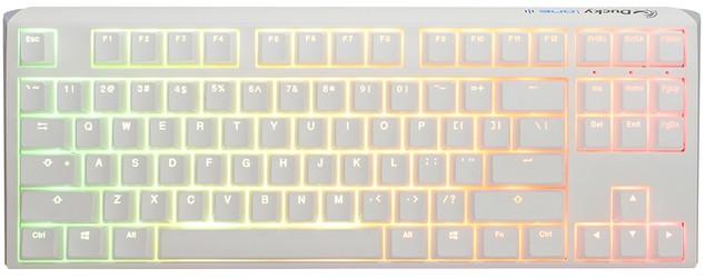 Ducky One 3 RGB TKL White MX-Silent-Red