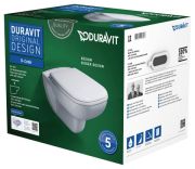 Duravit D-Code Wand-Tiefspül-WC (45700900A1)