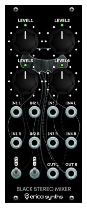 Erica Synths Black Stereo Mixer v3