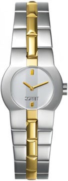 Esprit Silver-Gold Jet Damenuhr