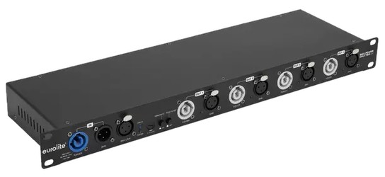 Eurolite DMX Power Splitter 4x4 3-pol XLR