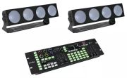 Eurolite Set 2x LED CBB-4 + DMX LED Color Chief Controller