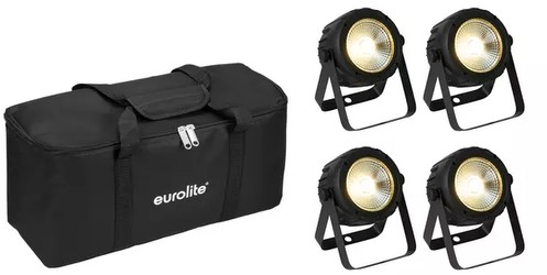 Eurolite Set 4x LED PARty Spot COB + Soft-Bag