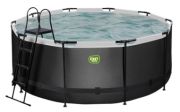 Exit Black Leather Pool ø360 x 122 cm (30.27.12.20)