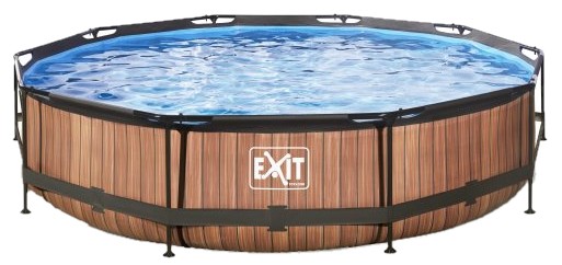 Exit Frame Pool 360 x 76 cm mit Filterpumpe