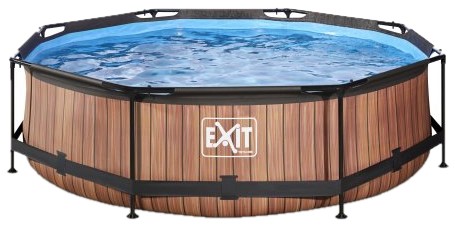Exit Wood Pool 300 x 76 cm + Filterpumpe Exit Wood Pool 300 x 76 cm + Filterpumpe