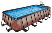 Exit Wood Pool mit Filterpumpe 540 x 250 x 122 cm (30.22.53.10) Exit Wood Pool mit Filterpumpe 540 x 250 x 122 cm (30.22.53.10)
