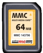 extreMemory Multimedia Card MMC 64MB extreMemory Multimedia Card MMC 64MB