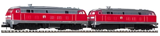 Fleischmann Dieselloks in Doppeltraktion der DB AG 77236