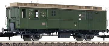 Fleischmann 2achsiger Post- u. Gepäckwagen 8070