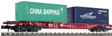 Fleischmann 2-teiliges Container-Tragwagen-Set 825502