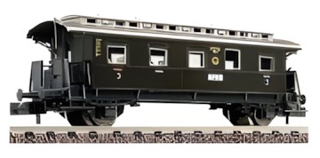 Fleischmann Personenwagen 3. Klasse mit Traglastenabteil 8767