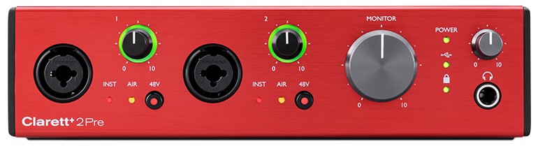 Focusrite Clarett+ 2 Pre