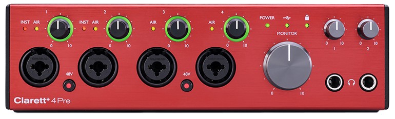 Focusrite Clarett+ 4 Pre