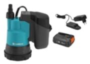 Gardena Akku-Klarwasser-Tauchpumpe 2000/2 18V P4A Ready-To-Use Set (14600-61) Gardena Akku-Klarwasser-Tauchpumpe 2000/2 18V P4A Ready-To-Use Set (14600-61)
