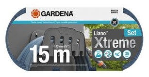 Gardena Liano Xtreme 15 m Set + Wandschlauchhalter (18466-20) Gardena Liano Xtreme 15 m Set + Wandschlauchhalter (18466-20)