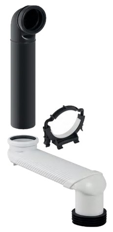 Geberit Monolith WC-Etagenbogen für Wand-WC (131088291)
