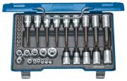 Gedore 19 TX 20 Steckschlüssel-Satz Torx 1/2" + 1/4" Gedore 19 TX 20 Steckschlüssel-Satz Torx 1/2" + 1/4"