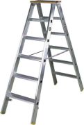 Geis & Knoblauch Stufenstehleiter beidseitig 51706