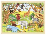 Goki Einlegepuzzle Afrika