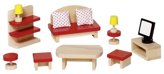 Goki Puppenmöbel Wohnzimmer (51716)