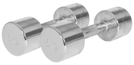Gorilla Sports Kurzhantel Chrom 2 x 6 kg Gorilla Sports Kurzhantel Chrom 2 x 6 kg