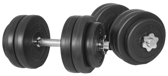 Gorilla Sports Kurzhantelset Kunststoff 30 kg