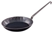 Gräwe Schmiedeeiserne Bratpfanne Ø 28 cm mit Hakenstiel