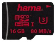 Hama microSDHC Speed Class 3 UHS-I 16GB