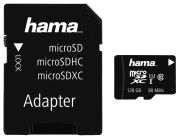 Hama microSDXC 128GB Class 10 UHS-I 80MB/s Adapter/Mobile (00124158)