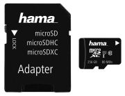 Hama microSDXC 256GB Class 10 UHS-I 80MB/s + Adapter/Mobile (00124171)