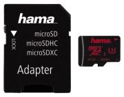 Hama microSDXC Speed Class 3 UHS-I 64GB + Adapter
