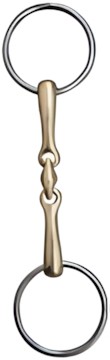 HKM Doppelt gebr. Gebiss 18 mm Argentan Edelstahl