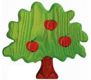 Holztiger Apfelbaum
