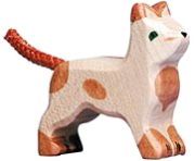 Holztiger Katze klein stehend