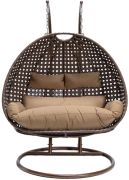 Home Deluxe Hängesessel Twin + Regenabdeckung