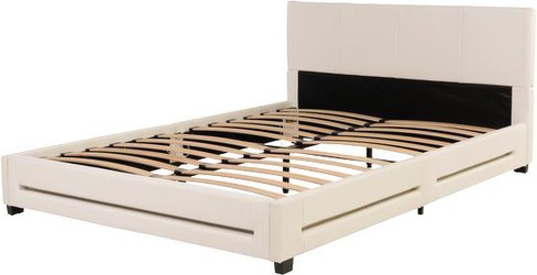 Home Deluxe LED Bett ASTEROID 140 x 200 cm mit Matratze