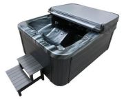 Home Deluxe Outdoor Whirlpool BLACK MARBLE - Mit Treppe und Thermoabdeckung Home Deluxe Outdoor Whirlpool BLACK MARBLE - Mit Treppe und Thermoabdeckung