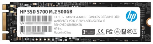 HP S700 M.2 SSD 500GB (2LU80AA)