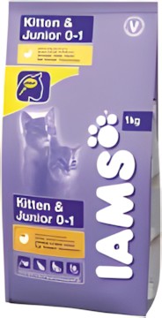 Iams Kitten & Junior Huhn 1 kg