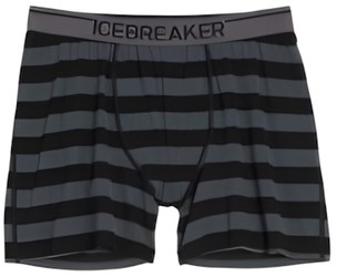 Icebreaker Anatomica Long Boxers Stripe