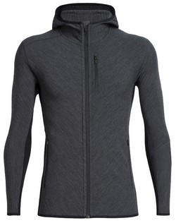 Icebreaker Descender Long Sleeve Zip Hood Herren