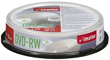 Imation DVD-RW 4,7GB 4x 10er Cake Box