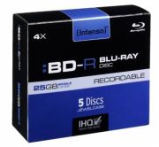 Intenso BD-R Blu-ray 25GB 4x 5er