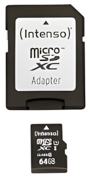 Intenso Micro SD Card Class 10 UHS-I Premium 64GB