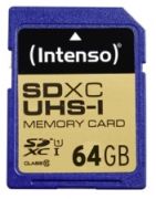 Intenso SDXC Card Class 10 UHS-I Premium 64GB