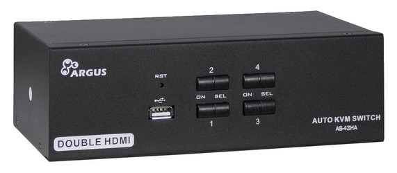 Inter-Tech KVM AS-42HA HDMI
