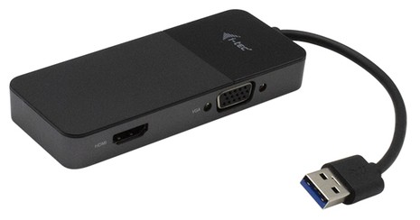 i-Tec USB 3.0 / USB-C Dual HDMI and VGA Video Adapter (U3VGAHDMIADA)